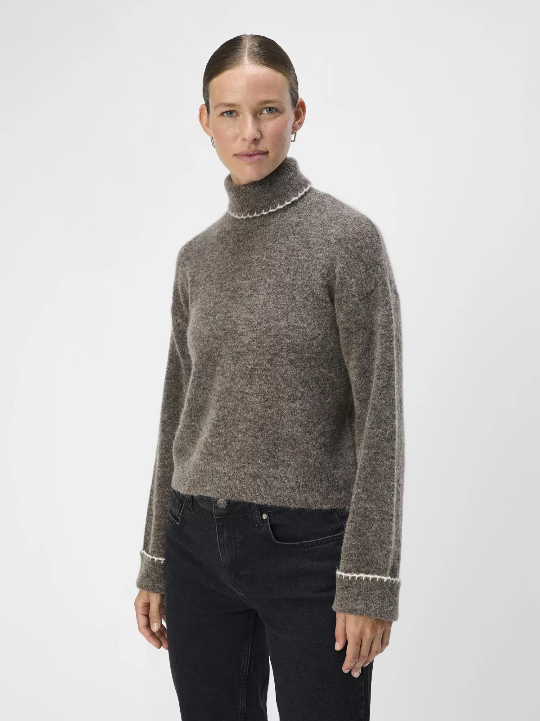 Dame OBJECT RULLEKRAVE PULLOVER