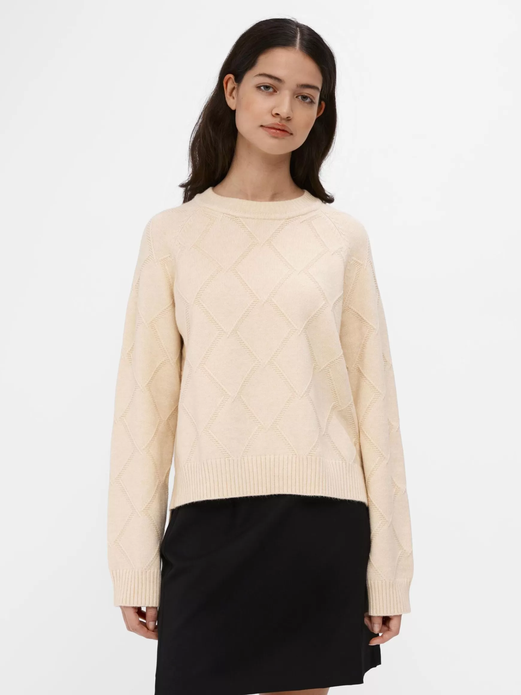 Dame OBJECT STRIKKET PULLOVER